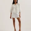 Bacina Lace 3/4 Balloon Sleeve Blouse