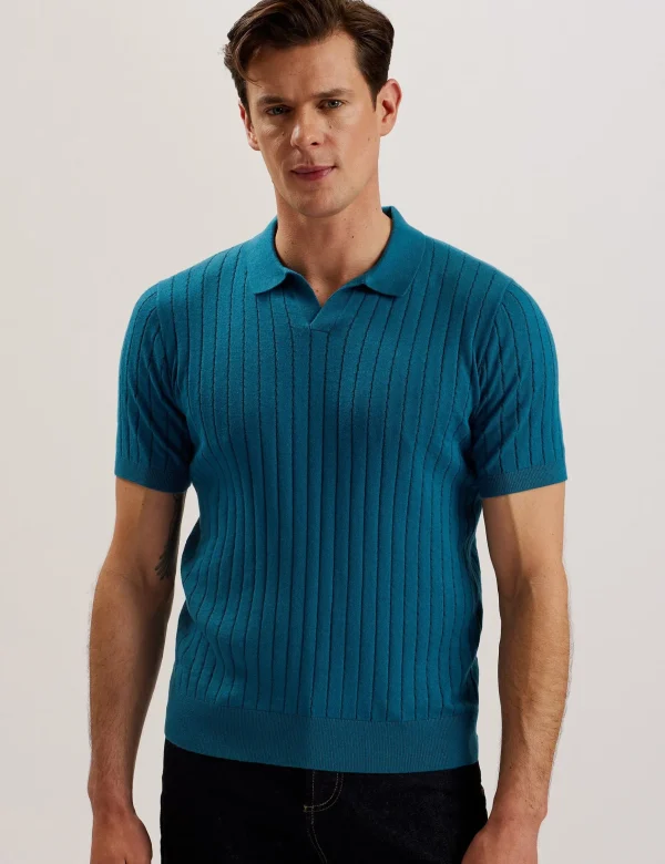 Botany Short Sleeve Regular Open Collar Polo