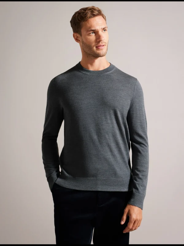 Carnby Pure Wool Crew Neck Sweater