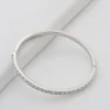 Clemara Crystal Hinge Bangle Bracelet