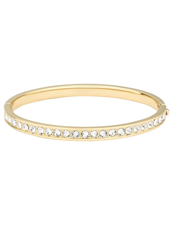 Clemara Crystal Hinge Bangle Bracelet