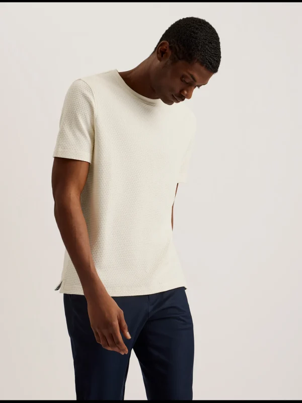 Curlys Short Sleeve Regular Textured T-Shirt