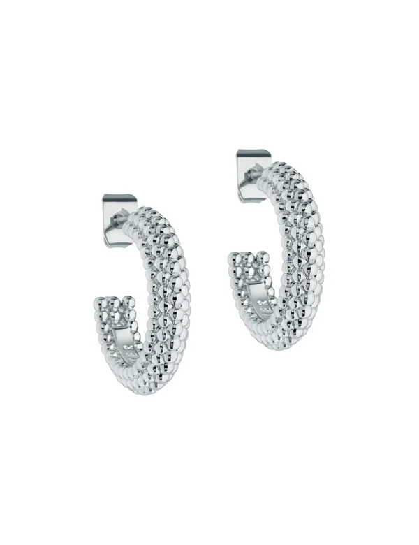 Dotetta Dotted Texture Hoop Earrings