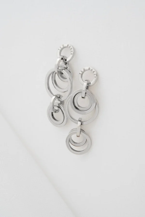 Huliet Multi Hoop Drop Earrings