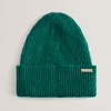 Lidiaas Wool Blend Ribbed Knit Beanie Hat