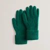 Lidiie Wool Blend Ribbed Knit Gloves