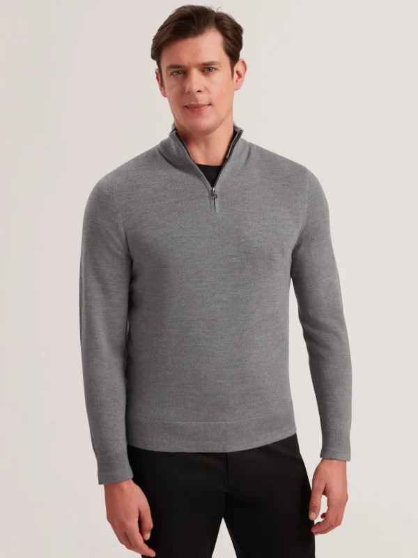 Limehas Long Sleeve Merino Core Quarter Zip