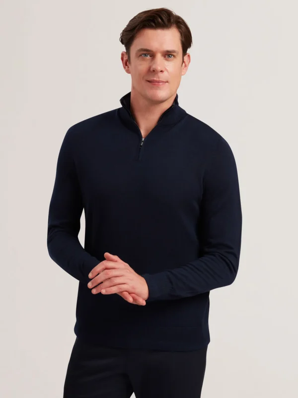 Limehas Long Sleeve Merino Core Quarter Zip