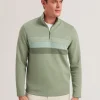 Longman Ombre Stripe Half-Zip Sweatshirt