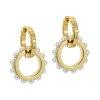 Lorrie Double Logo Link Drop Earrings