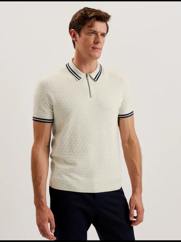 Mahani Short Sleeve Zip Polo