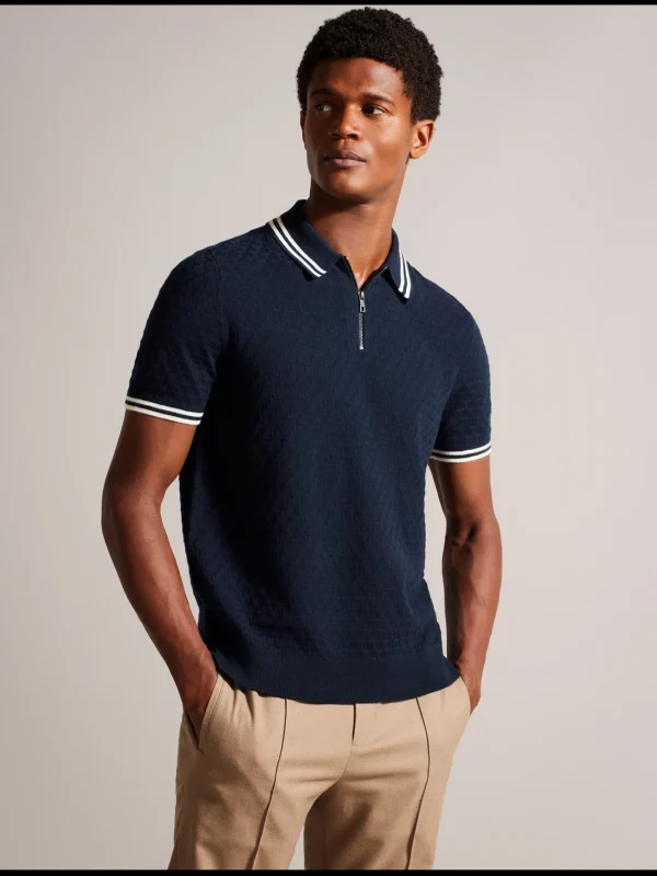 Mahani Short Sleeve Zip Polo