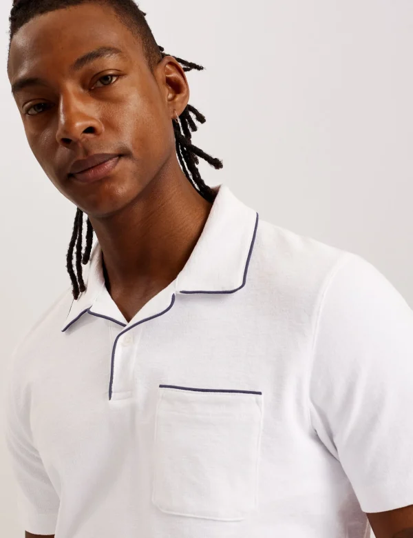 Paisel Short Sleeve Regular Open Collar Polo