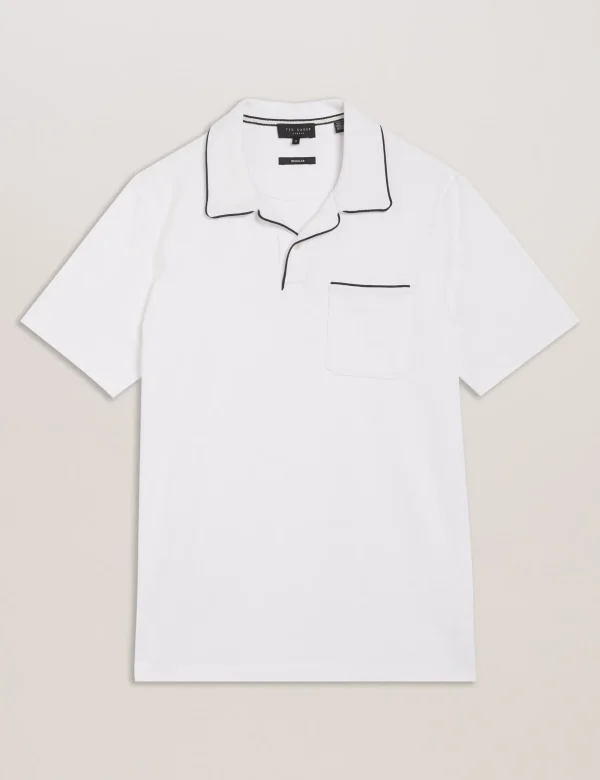 Paisel Short Sleeve Regular Open Collar Polo