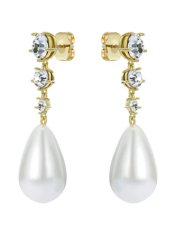 Pearsti Statement Crystal Bead Drop Earrings