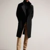 Radford Longline Funnel Neck Wool Wrap Coat