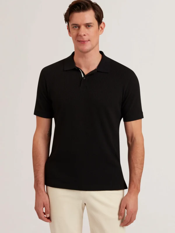 Redman Short Sleeve Regular Textured Polo