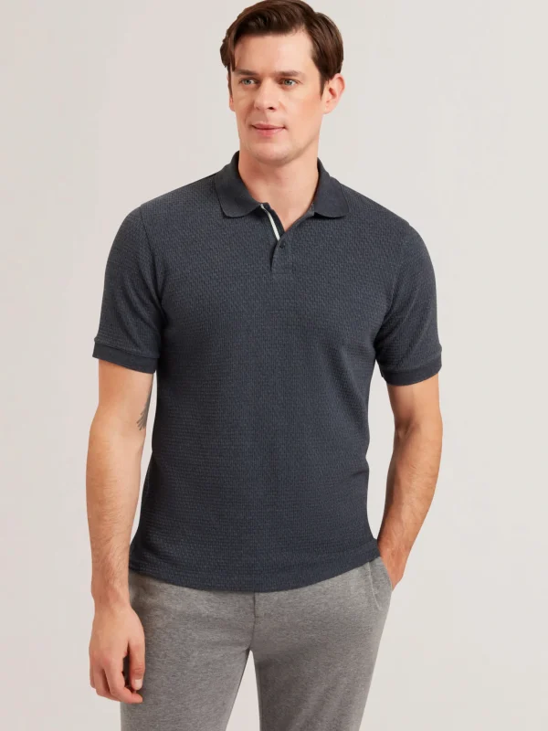 Redman Short Sleeve Regular Textured Polo