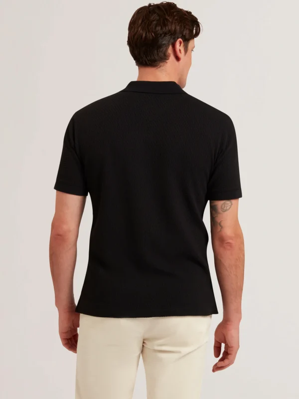 Redman Short Sleeve Regular Textured Polo