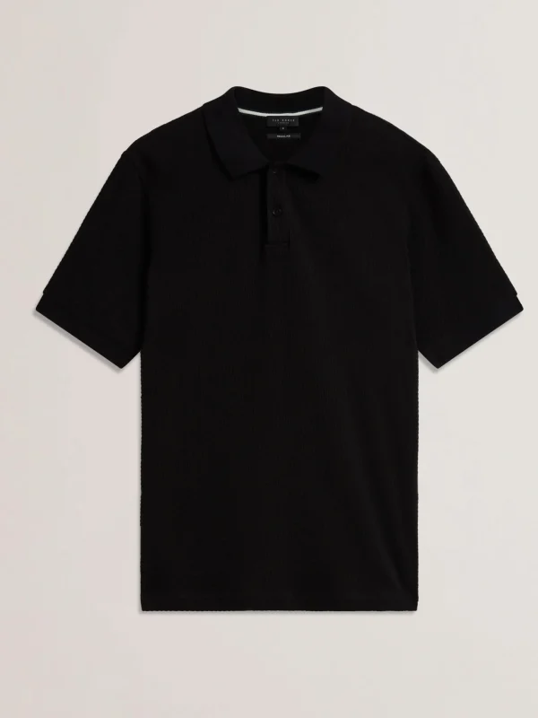 Redman Short Sleeve Regular Textured Polo