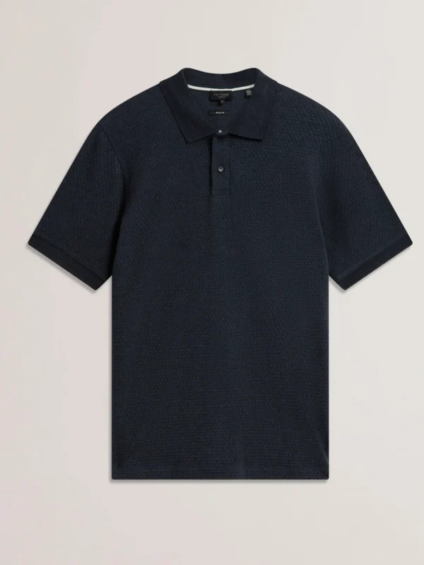 Redman Short Sleeve Regular Textured Polo