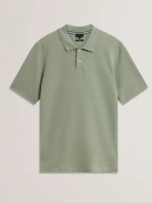 Redman Short sleeve Regular Textured Polo