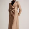 Rosell Long Length Wool Wrap Coat