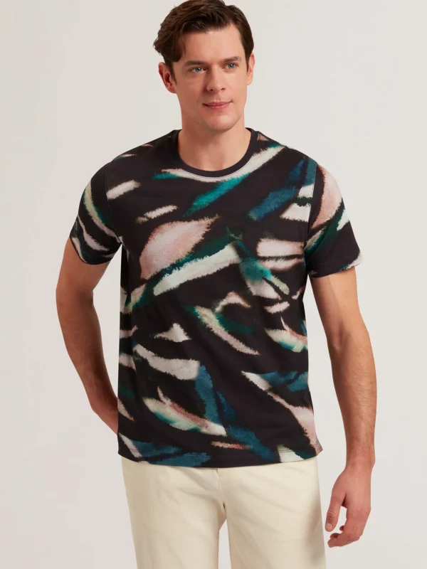 Wilsdor Short Sleeve Printed T-Shirt